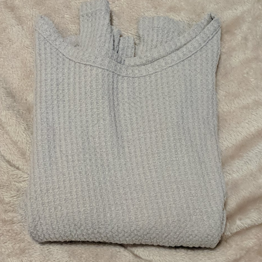 Lavender waffle knit sweater ~~soft and sexy~~